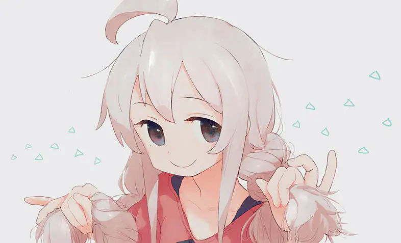 Mahiro's got pretty nice hair