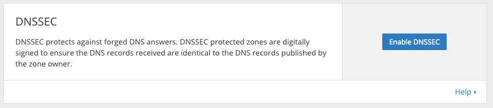 Enable DNSSEC at Cloudflare