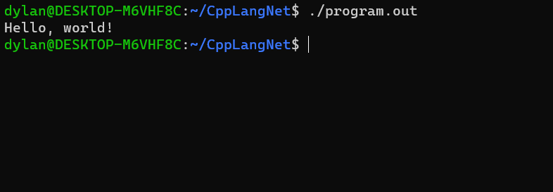 First program | C++ Programming Language