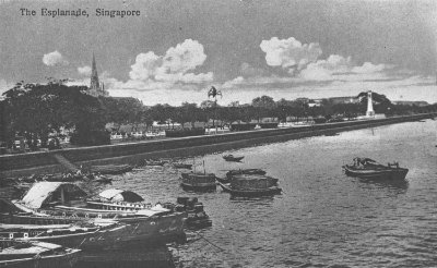 View of the Esplanade from the sea, c. 1920s
