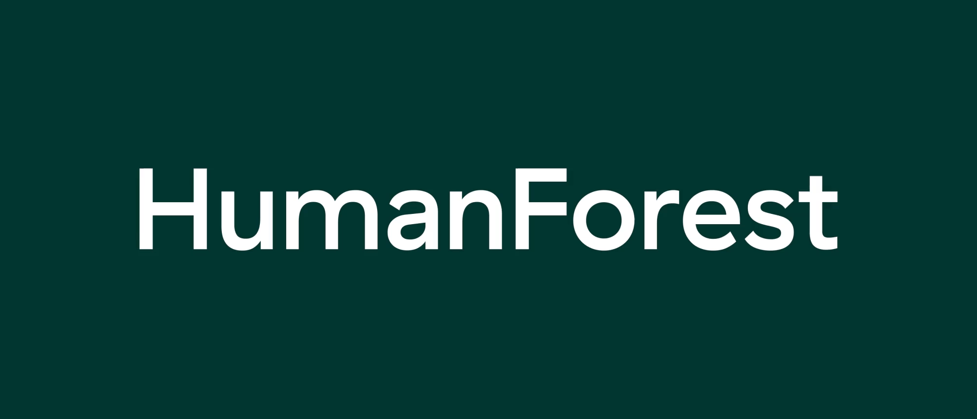 Our customer: Human Forest logo