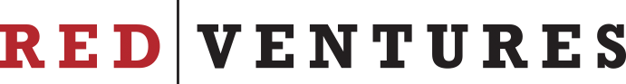 red and black Logo on white background