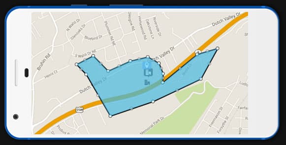 Phone geofence