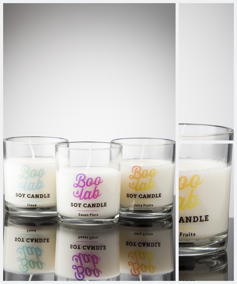 Boolab svijeće od soje (Soy candles) u originalnoj ambalaži.