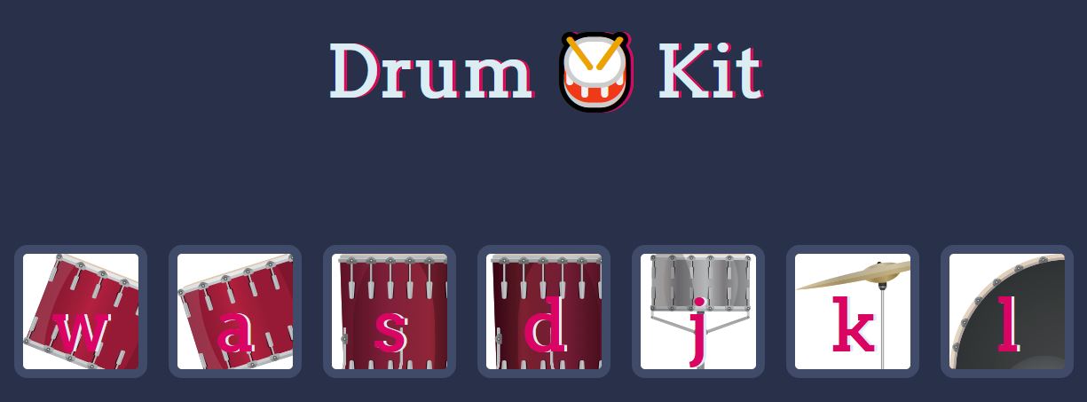 drum kit screenshot website