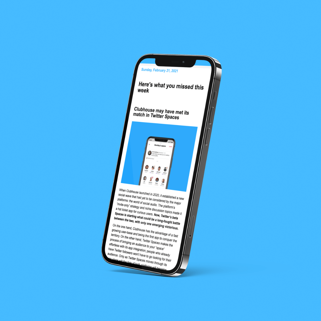 Subscribe to our weekly newsletter and stay on par with the leading DTC marketers.