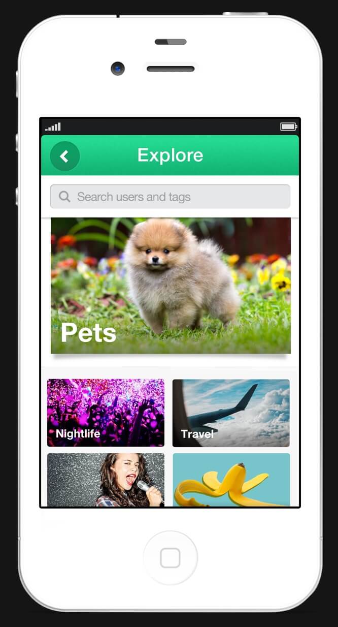 Vine mobile screenshot