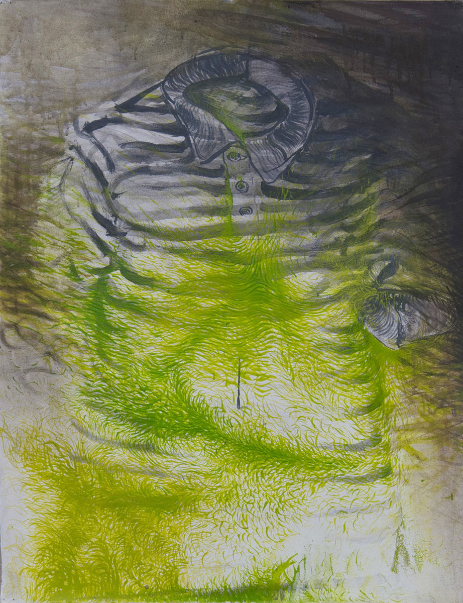 Zielonowieza, 2012, gwasz na papierze, 70x50cm