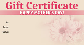 Gift Certificate Mother's Day 05