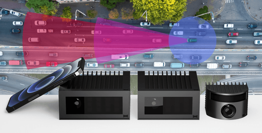 Ouster Automotive digitall flash multi-sensor suite