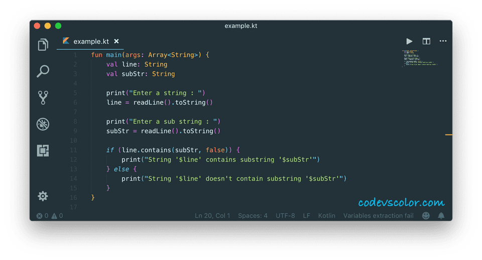 kotlin-program-to-check-if-a-string-contains-another-substring-codevscolor