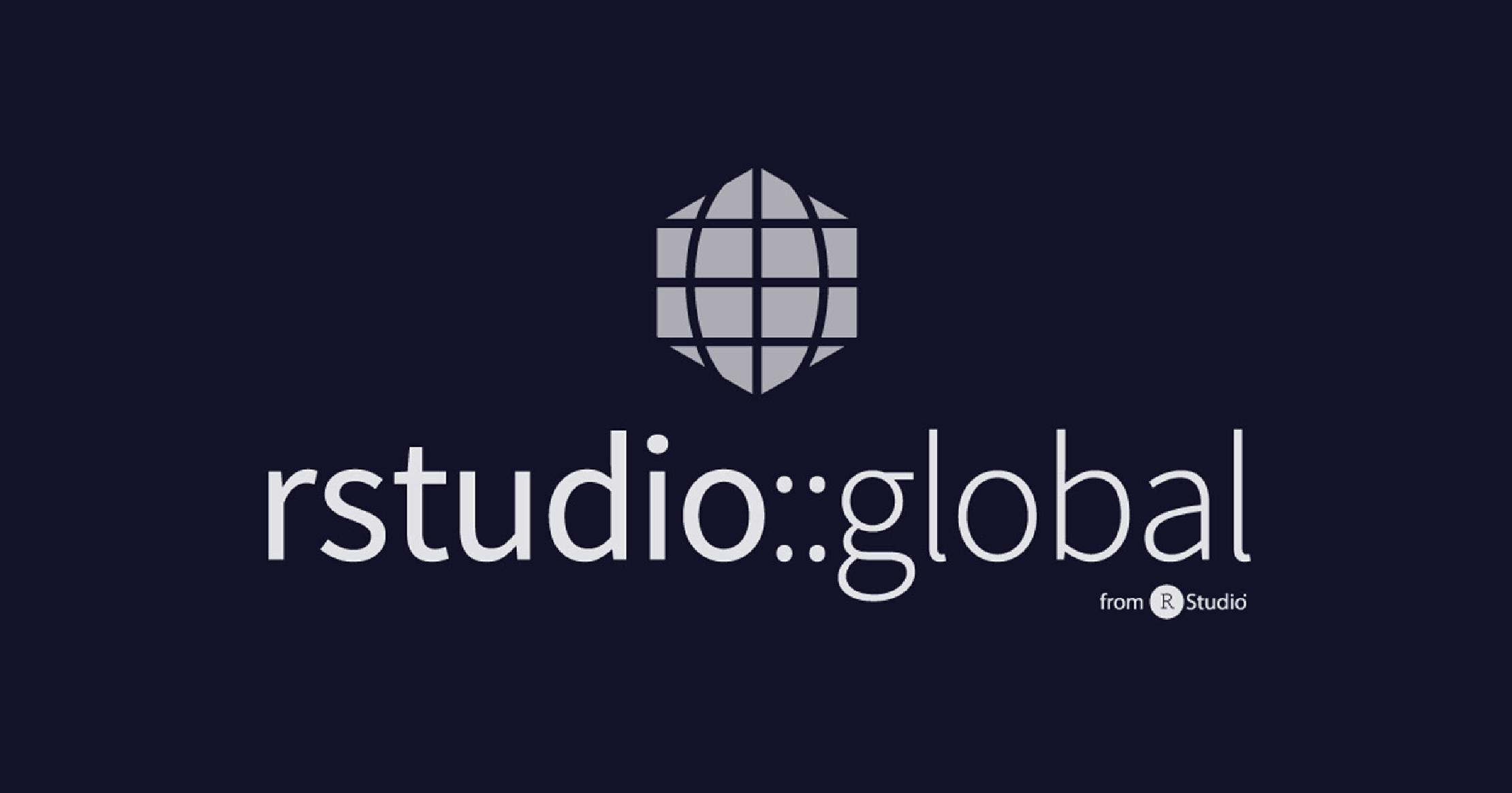 Thumbnail a logo for the virtual event called rstudio::global(2021)