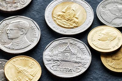 Thai Baht Coins