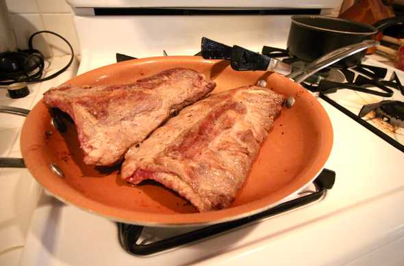 Seared ribs