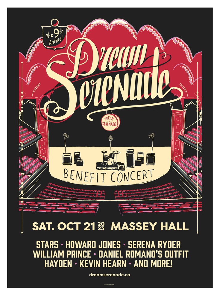2023 Dream Serenade concert poster with artist lineup