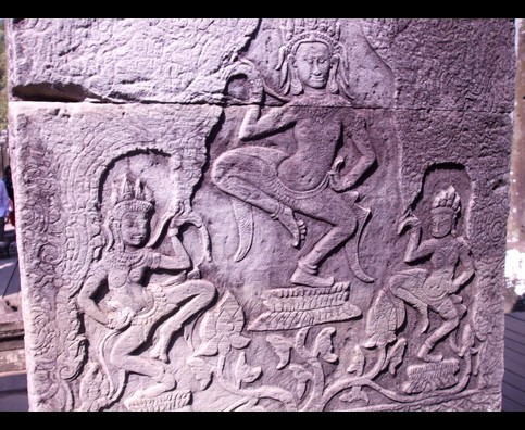 Cambodia Angkor Walls 27