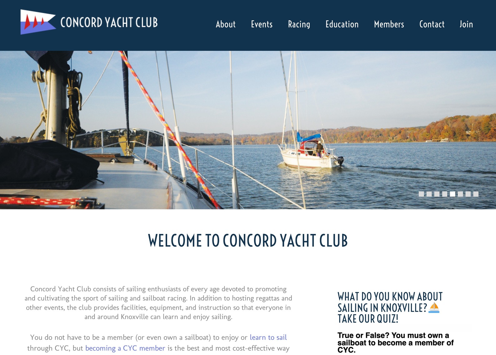 Concord Yacht Club Knoxville TN