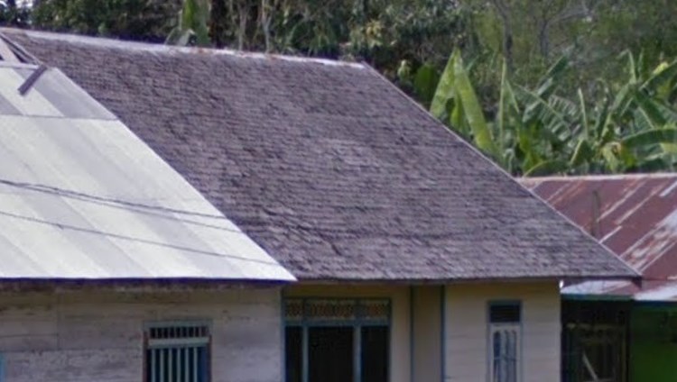 kalimantan wooden roof