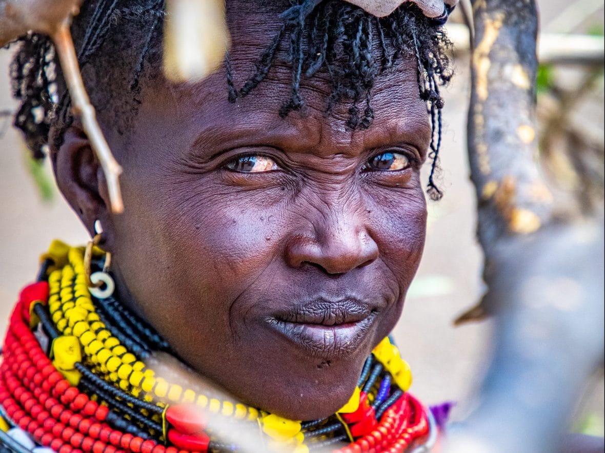 Woman in Kenya
