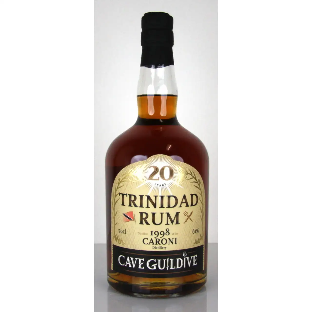 Image of the front of the bottle of the rum Trinidad Rum HTR
