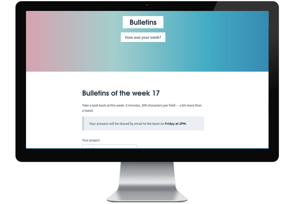 Interface de l'outil développé par le défi EIG Link