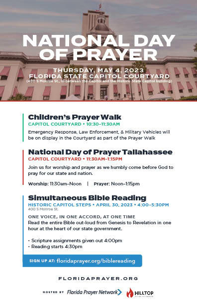 National Day of Prayer Tallahassee Flyer