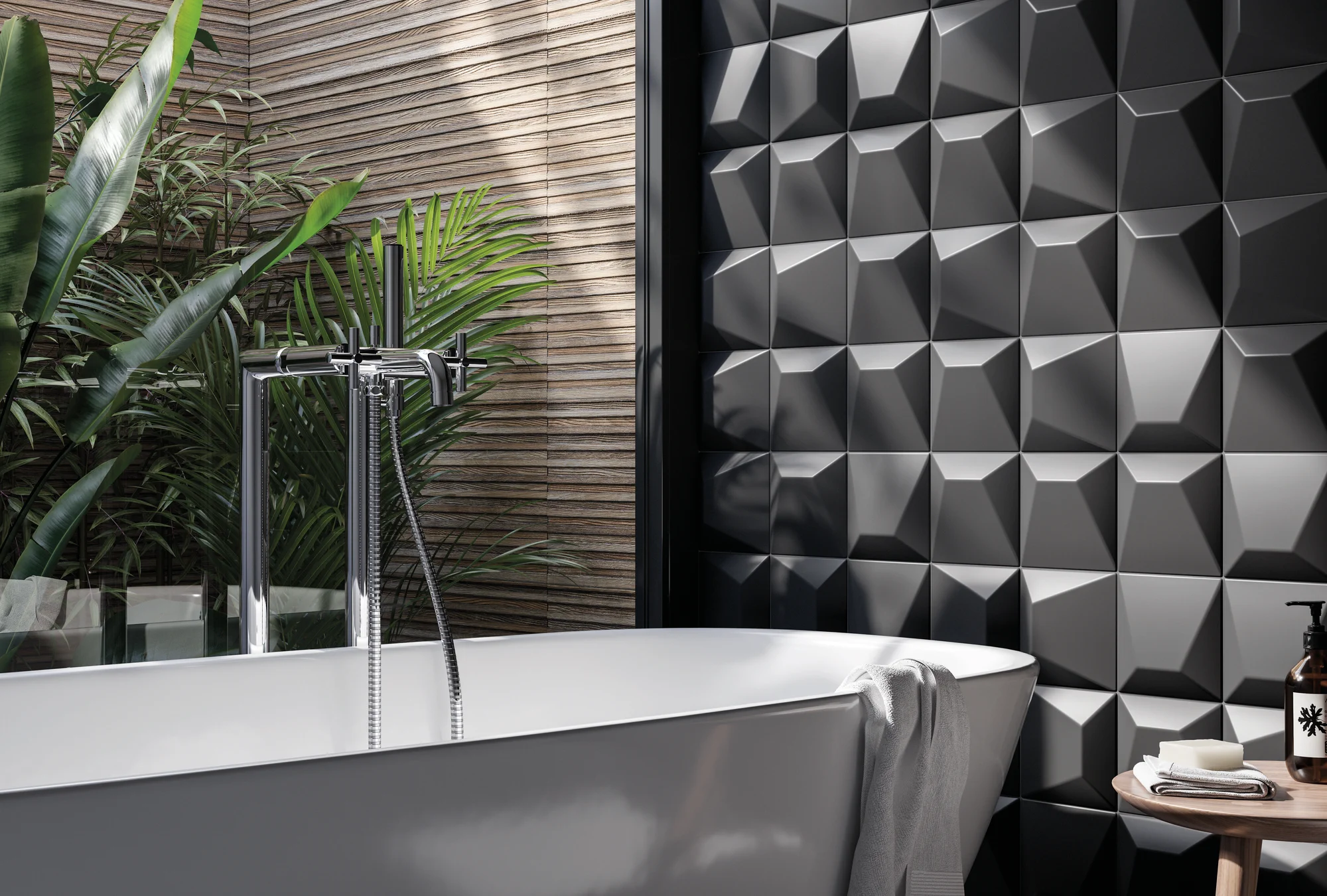3D bathroom wall tile