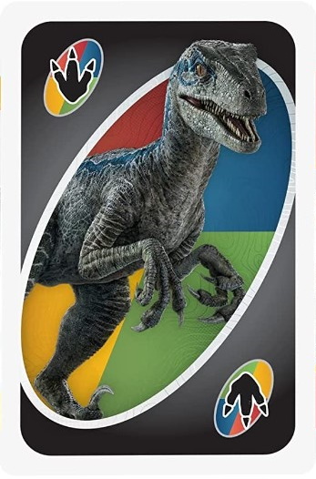 Jurassic World Dominion Uno (Run! Wild Card)