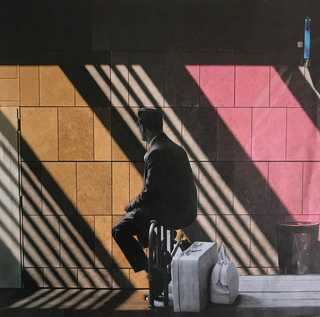 Attente sur le quai des arts