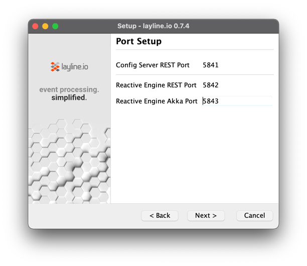 Installer port configuration (Quickstart)