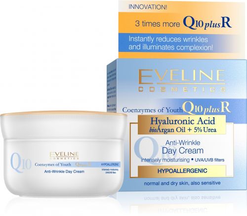 EVELINE Q10+R ránctalanító nappali arckrém normál és száraz bőrre 50 ml