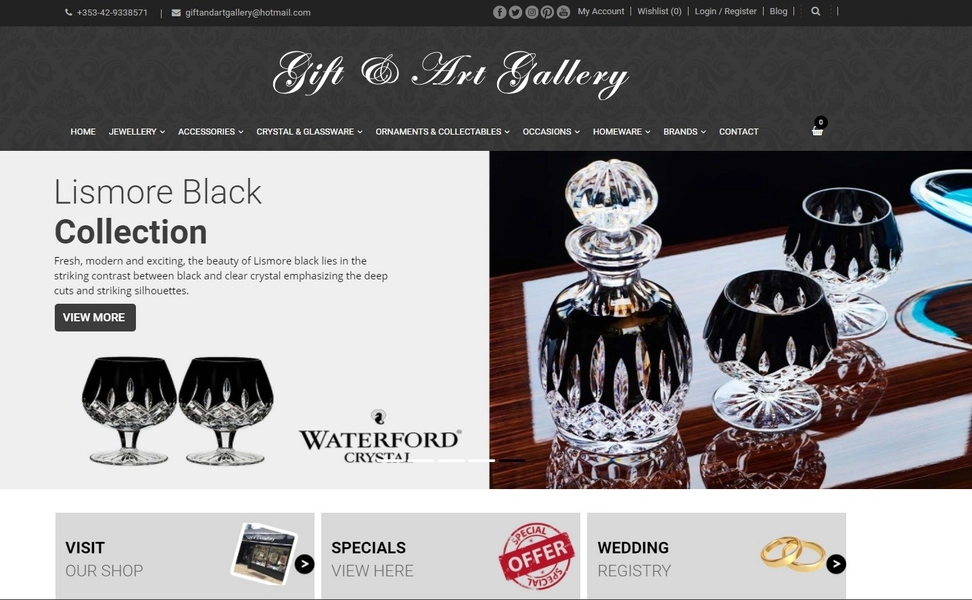 The Gift and Art Gallery Website