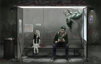 Image for Waiting at the wrong bus stop