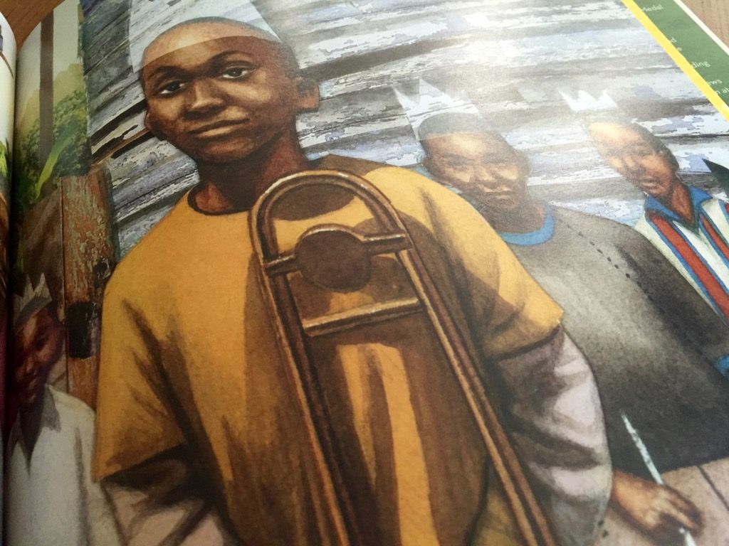 Artwork from the book Trombone Shorty
