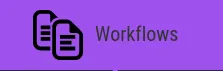 Workflows refers to the name of the configuration.