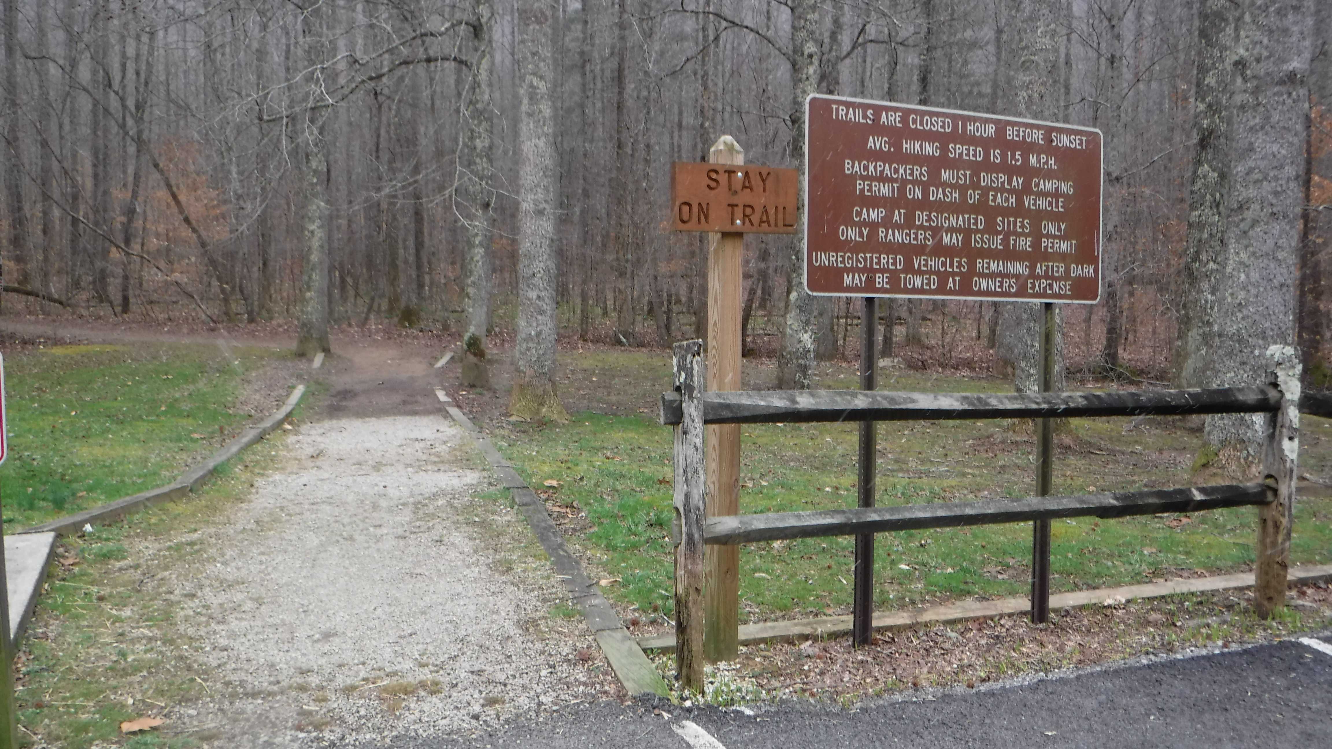 Frozen Head State Park Chimney Top Trail to Spicewood Trail Loop