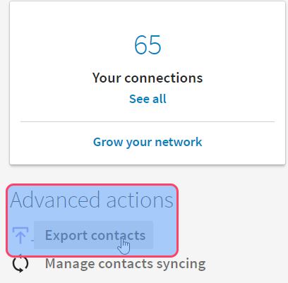 contacts sync for google gmail webpage