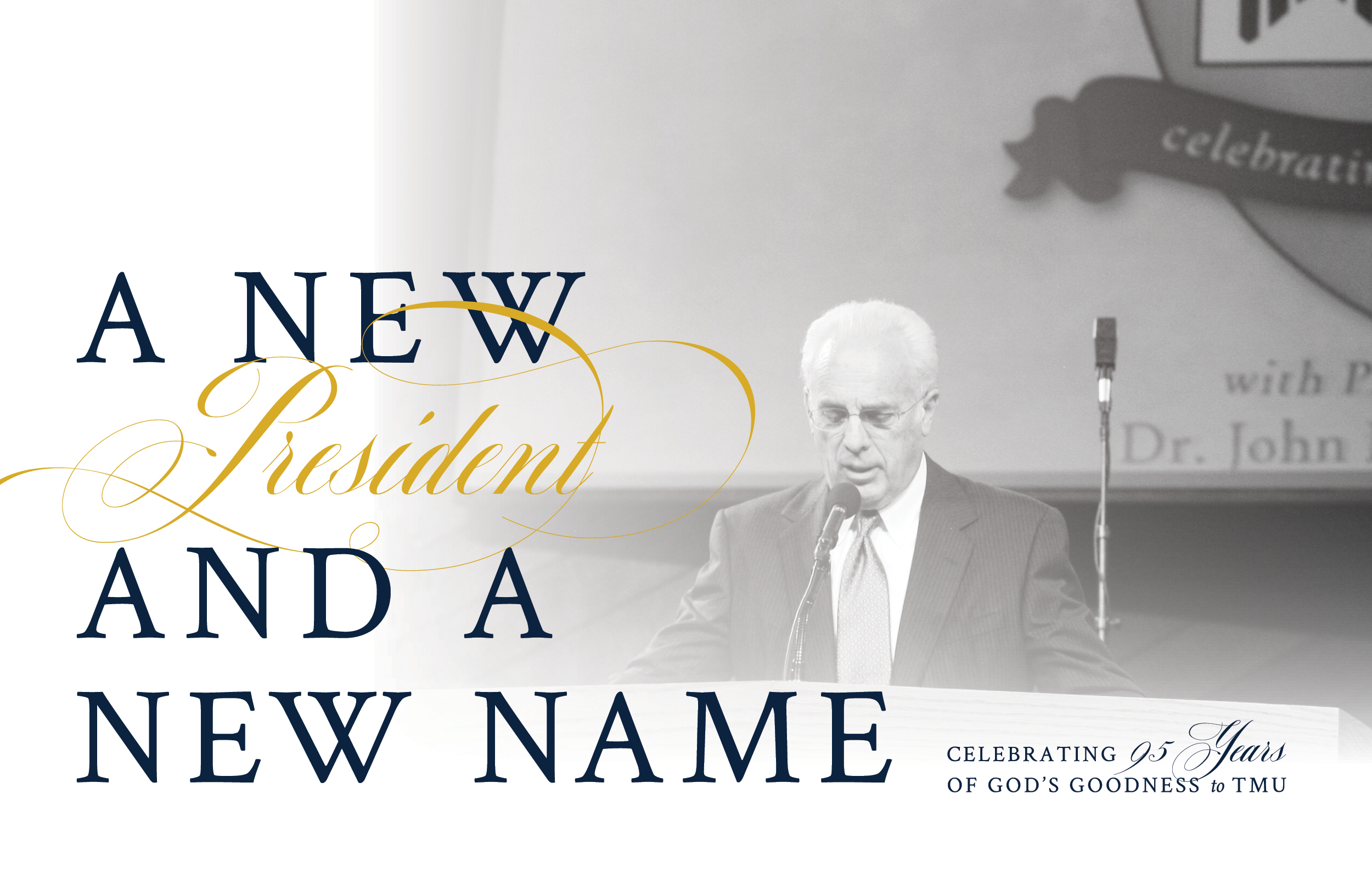 A New President & A New Name image