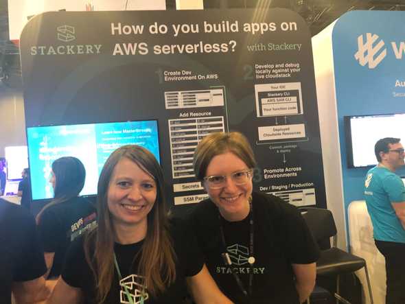 AWS re:Invent Booth Picture