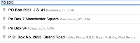 Google Address Autocomplete Location Demo