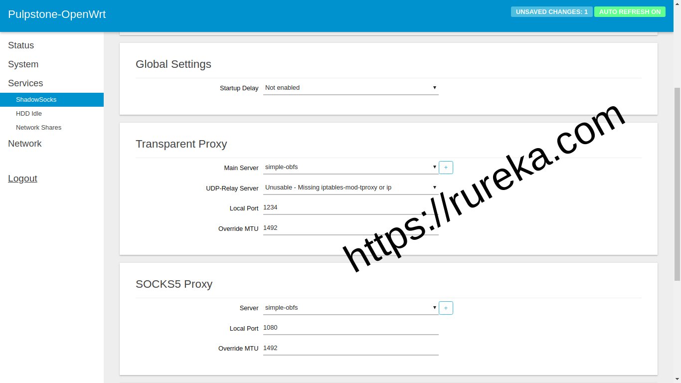 openwrt shadowsocks