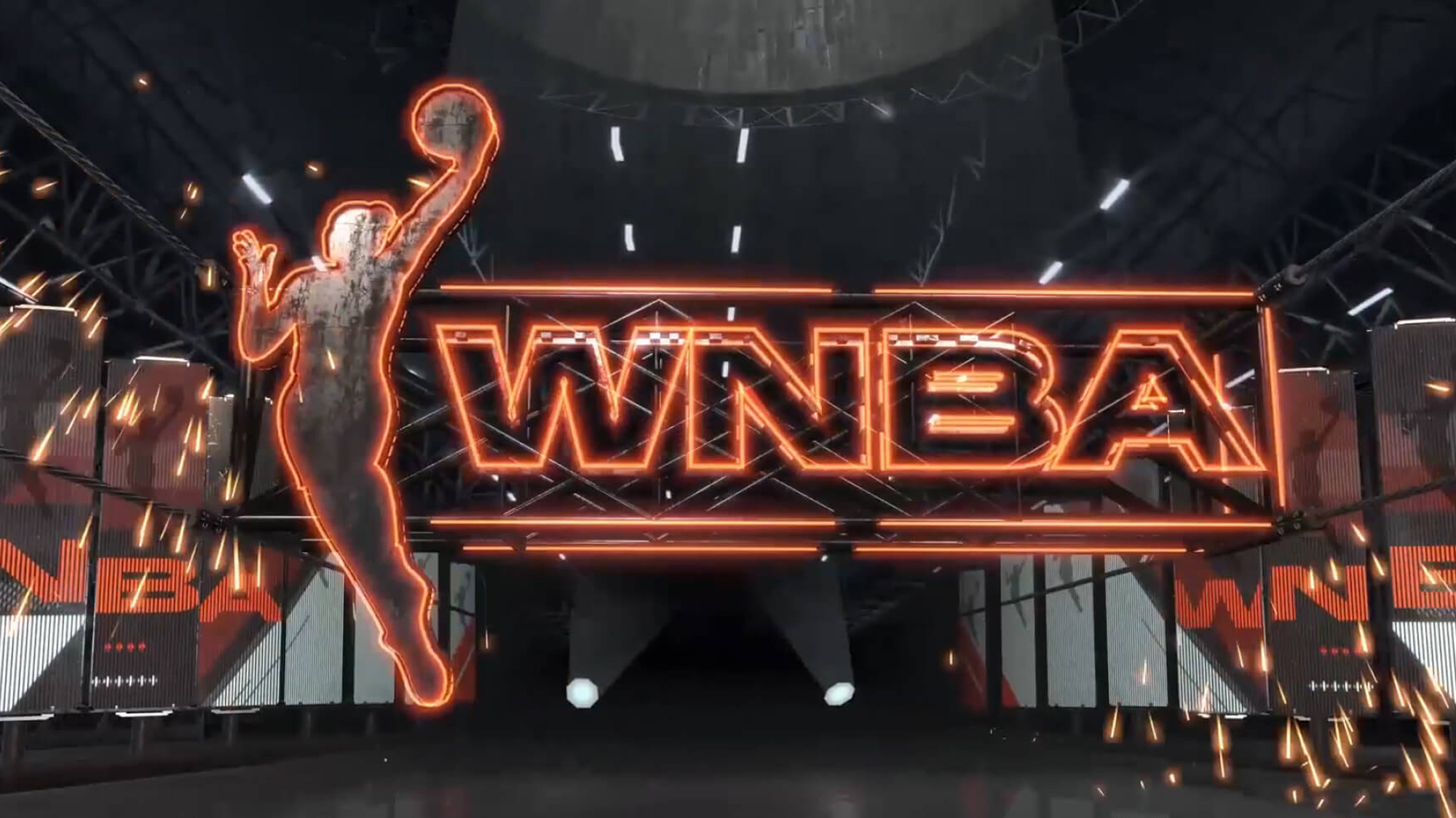WNBA Neon Signage
