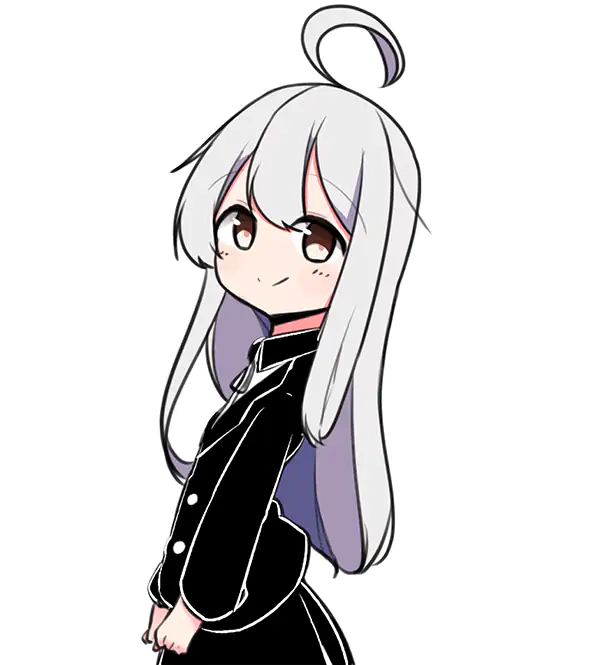 Mahiro is smiling cutely