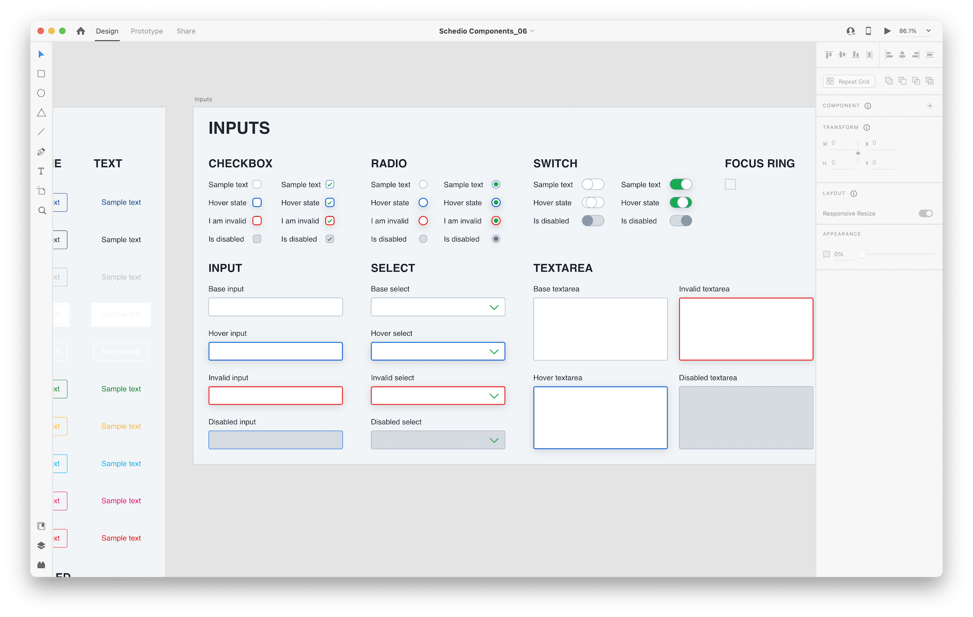 Components in XD