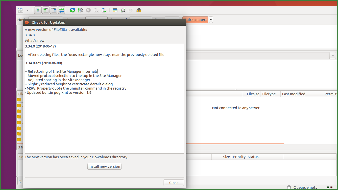 install filezilla ubuntu digitalocean