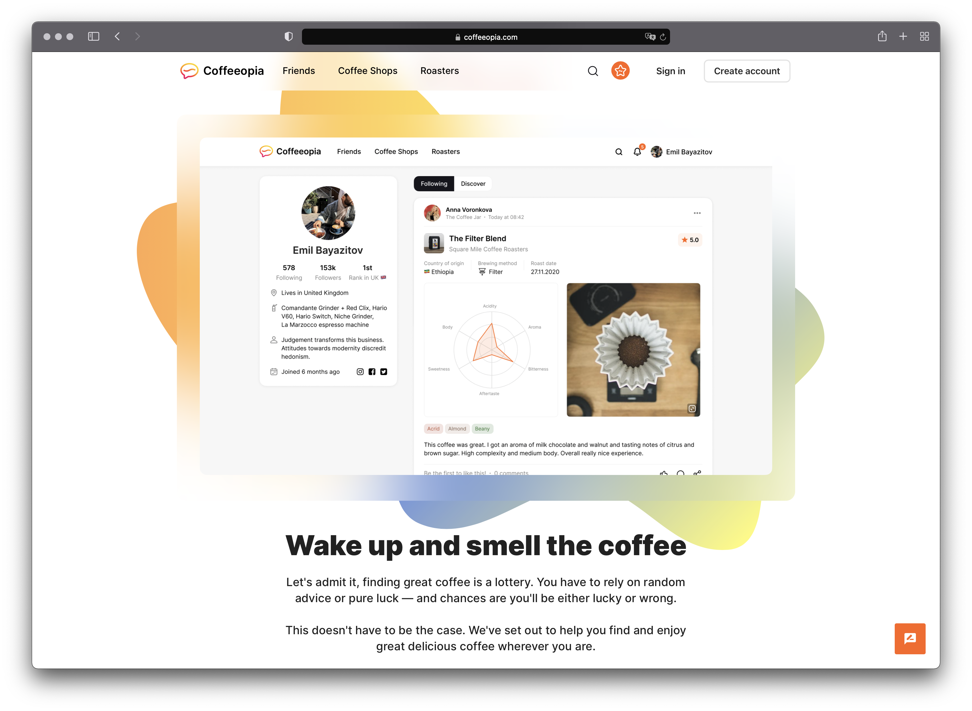 Emil Bayazitov. Coffeeopia – Untappd for specialty coffee