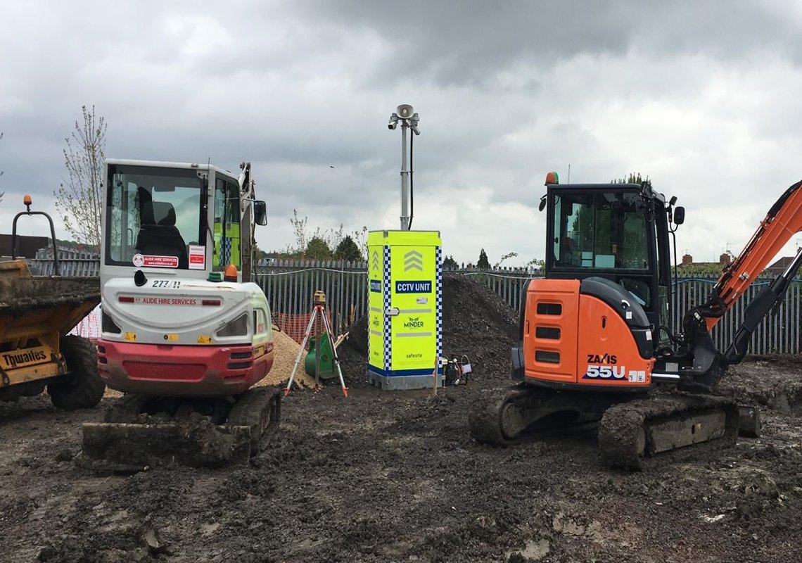 Construction Site CCTV Surveillance Cameras SafeSite Facilities