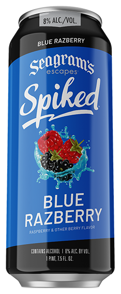 Spiked Blue Razberry Bottle