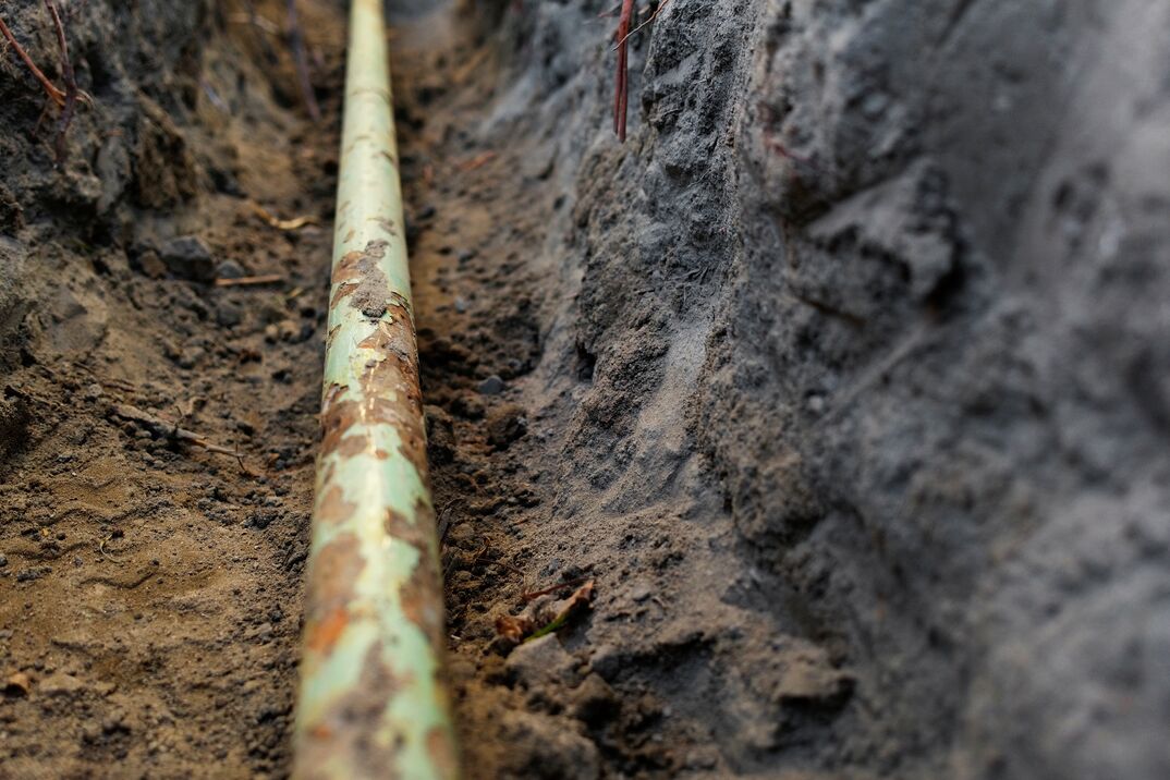 Water-Logged Gas Line Repaired For Lawton Resident