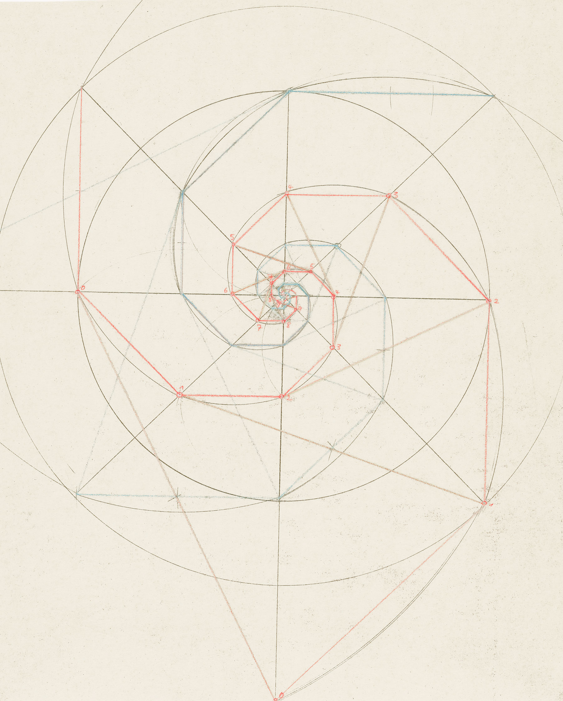 Golden Ratio Grid Paper Sketchbook: Fibonacci Sequence Art